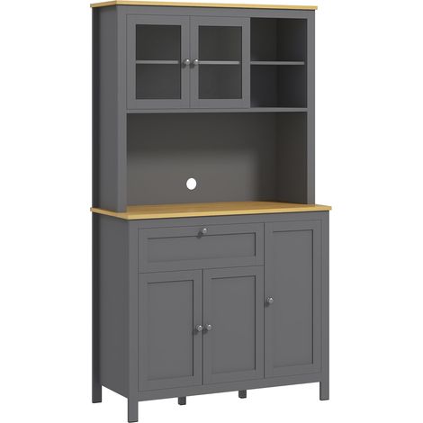 Buffet haut style classique chic - multi-rangement