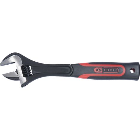 KS Tools - Clé à molette à manche bi-matière, 12'' - L.300 mm - 577.0301
