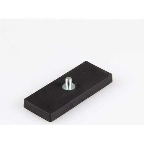 Magna-C Gummiertes Magnetsystem 55x22,5x6mm Gewindezapfen (1/3)