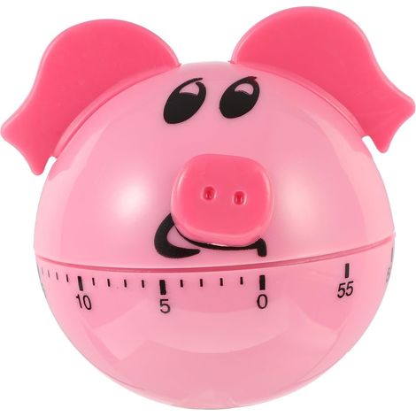 Alasum Minuteur Cuisine Mignon Cochon Rose en Plastique (1/5)