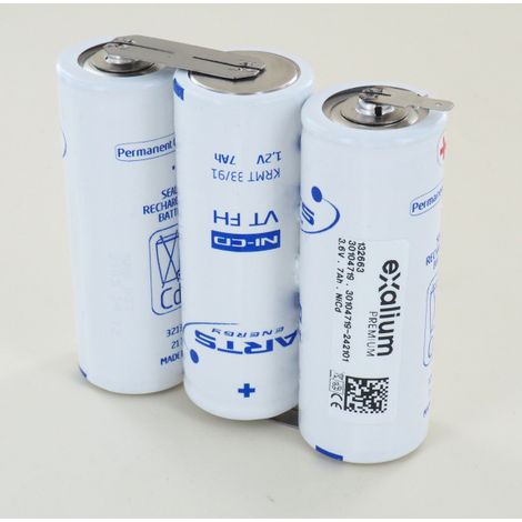 SAFT 3, 6V 7Ah batteria 3 VTF lato 132663