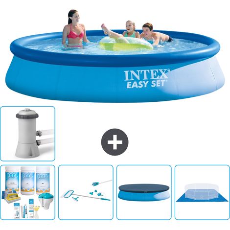 Intex Piscina Easy Set Rotonda - 396x84 cm - 7-pezzi S20172 (1/5)