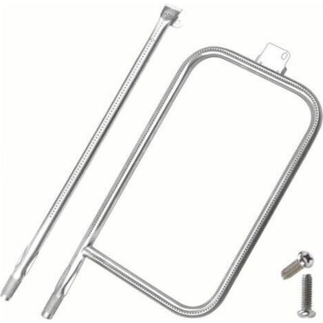 Tube de Brûleur accessoire pour Weber Q300 Serie Q320 Q3000 Q3200 , 404341 , 57060001 , 586002 , pièce détachée de brûleur de gril en acier Inoxydable pour Weber 60036 , 80385 , 13122-Crezuo (1/4)