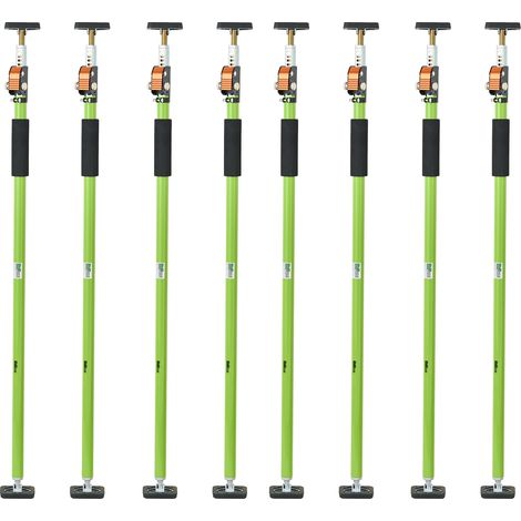 8x Einhandstütze 110–203 cm Montagestütze Deckenstütze Teleskopstütze 60 kg höhenverstellbar (1/5)