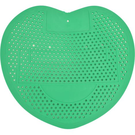 Écran urinoir anti-éclaboussures durable, désodorisant pour toilettes, bureau, restaurant - Vert (1/5)