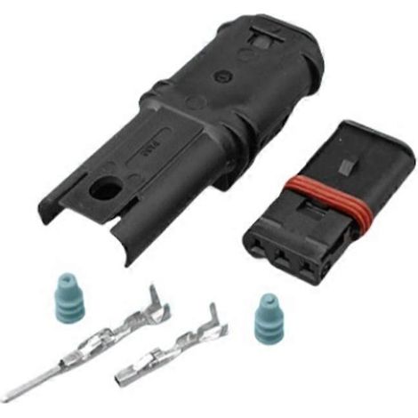 Connecteur de poignée de porte automobile 3 broches mâle/femelle pour clignotant, faisceau de câbles, fiche 872-405-501 872-837-506 (1/5)