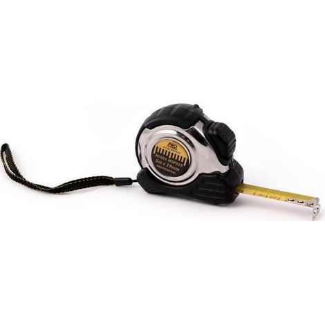 Metro a nastro in acciaio inox con magnete 5mx19mm Pro-Tech