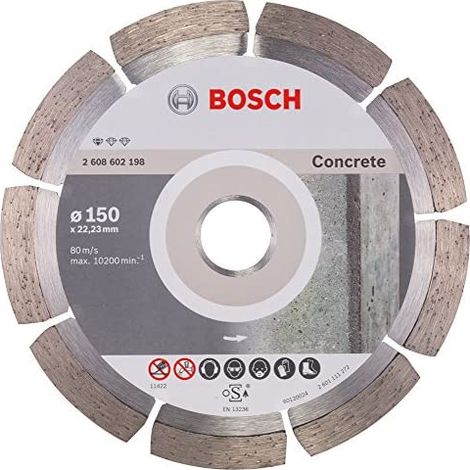 Bosch Standard for Concrete Disco diamantato per smerigliatrice - 150x2,0 mm