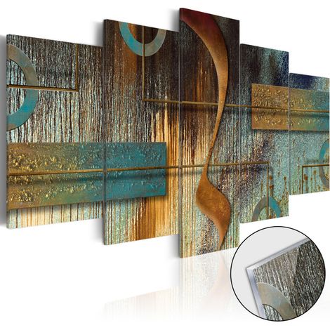 Tableau sur Verre Acrylique "Exotic Note" 50 x 100 cm (1/2)