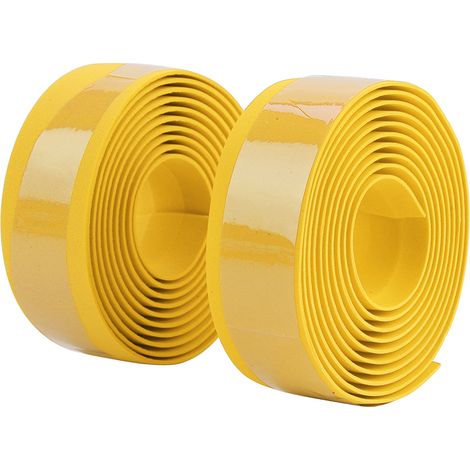 Ruban de guidon EVA léger pour vélo de route/vélo de route, jaune (1/5)