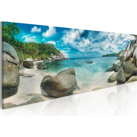 Quadro - Paradiso turchese - 135x45 (1/4)