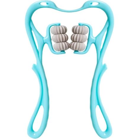 Nackenmassage, Nackenmassage mit einem Sechs-Rad-Gerät, Nackenmassage durch Knetmassage - AquaForge (1/5)