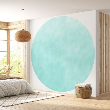 Papier peint rond / cercle - Couleur Tendance - 623 - Diamètre 30 cm (1/4)