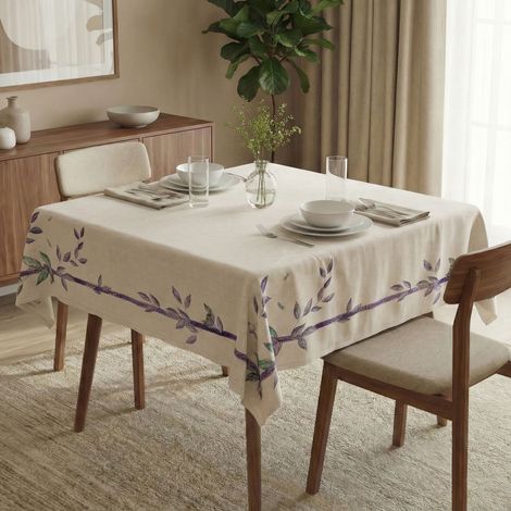 Mantel Panoha, Lavable a 30°, Cuadrado, 150x150 cm Multicolor (1/3)