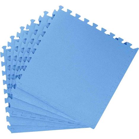 Tapis de sol 12 pcs 4,32㎡ Mousse EVA Bleu fr37724 (1/4)