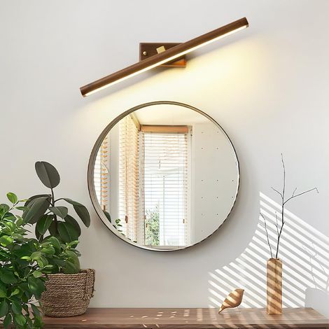 Applique murale de style scandinave, applique murale à miroir orientable, applique murale de décoration intérieure (40 cm, lumière blanche) (1/5)
