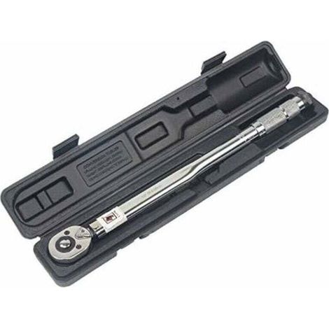 Llave dinamométrica de trinquete preajustada de 5-210 Nm con mecanismo de precisión bidireccional, 3/8 in (19-110 Nm) (1/4)