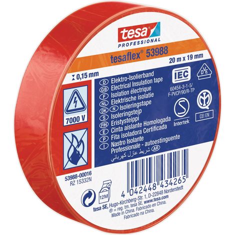 Nastro adesivo tesa 53988 isolamento elettrico 50 mm 25 m