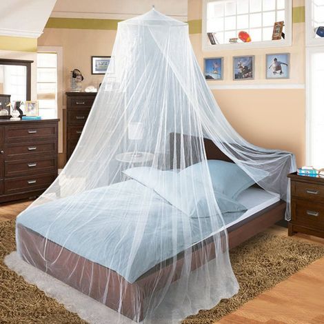 Moustiquaire à ciel de lit avec étoiles lumineuses, style dôme anti-moustiques, pour bébé, enfant, fille ou adulte (1/5)