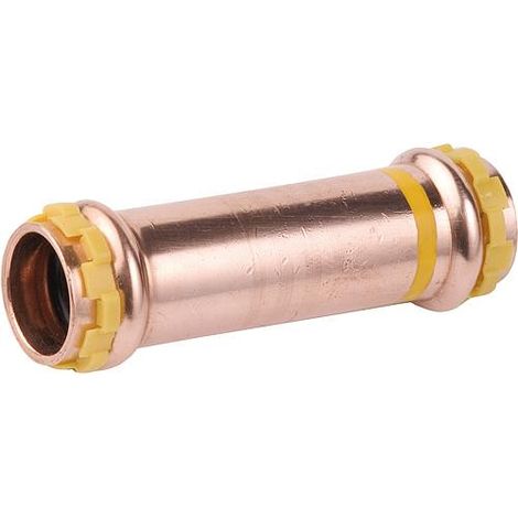 Raccord a sertir en cuivre gaz Manchon coulissant diam. 22 mm PG 5275 Gaz contour V (1/4)