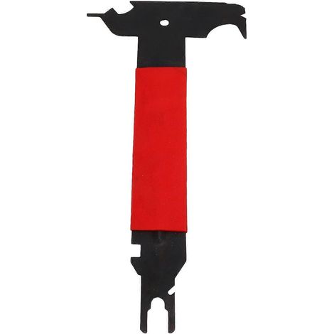 10-in-1 Türgriffclip-Entferner aus Metall, Mehrzweck-Universal-Türverkleidungsentferner für Paneelfugenreinigung