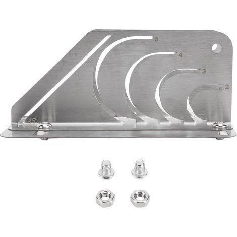 Professional Foam Pipe Cutter Tool Stainless Steel 45 Degree Foam Pipe Insulation Cutting Fixture for Homes Industries L (1/5)