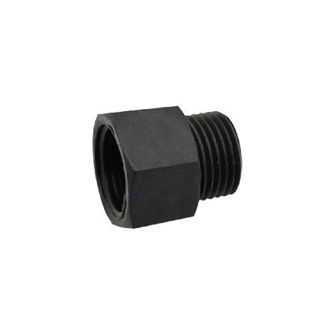 PROLUNGA FILETTATA IN PP Misura: 1/2" x 1/2" 15 mm