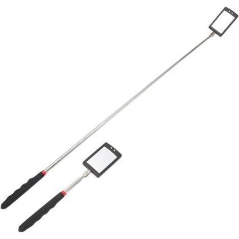 Miroir d\'inspection télescopique éclairé par LED pivotant à 360 degrés pour la réparation mécanique automobile (1/5)