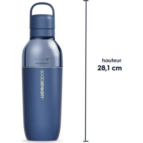 Botella reutilizable aislante SODASTREAM Fizz&Go Easy Mix 0,7 L azul