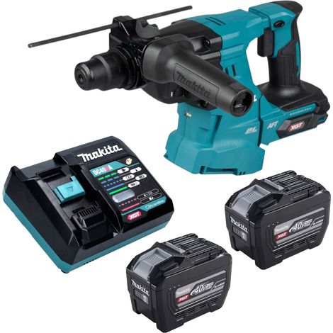 Makita HR 011 GE201 Akku Kombihammer 40 V max. 3,3 J SDS plus Brushless + 2x Akku 8,0 Ah + Ladegerät