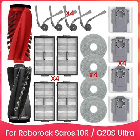 Ersatzteile für den Roborock Saros 10R / G20S Ultra Saugroboter: Hauptseitenbürste und HEPA-Filter (1/5)