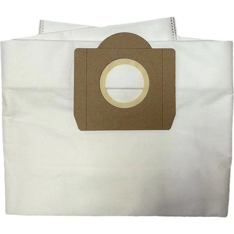 Pack of 10 high-efficiency dust bags for Kärcher vacuum cleaners 6.959-130 / A2204 / WD3300 / MV3 / WD3--BIEMMEDUE (1/2)