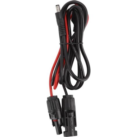 Câble D'extension Solaire 16AWG 1.5m Connecteur Solaire à DC 5.5mm Câble Adaptateur Mâle Câble D'extension de Panneau Solaire en Cuivre (1/5)