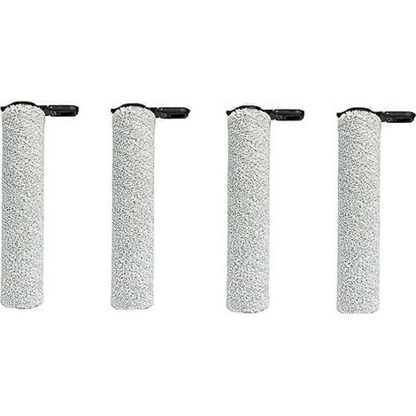 Lot de 4 brosses à rouleau pour autolaveuse vapeur Tineco Floor ONE S7 - Pièce de rechange (1/5)