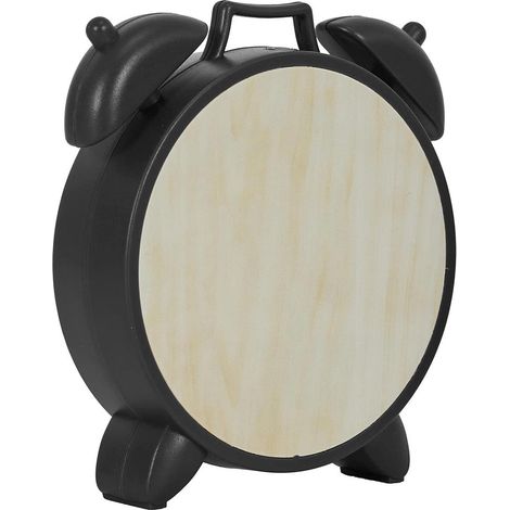Horloge à Poser à LED "Vintage" 9cm Noir