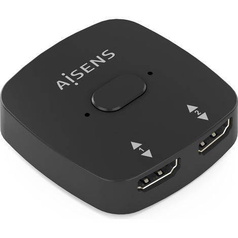 AISENS - HDMI CONMUTADOR SWITCH 4K@60HZ 2X1, NEGRO