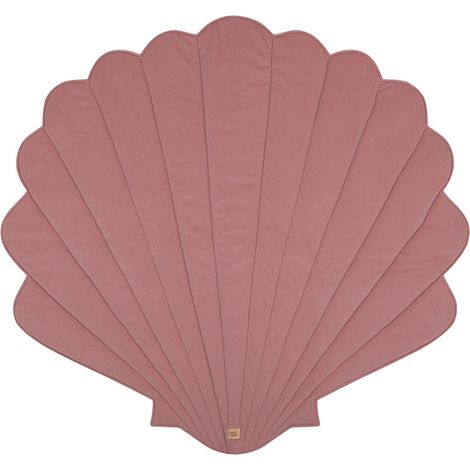 Tapis de sol coquillage molletonné bébé enfant sea stories - Rose clair (1/5)