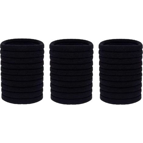 Élastiques à Cheveux - Non spécifié - 30 Pcs - Coton Doux - Confortable - Sans Couture (1/4)