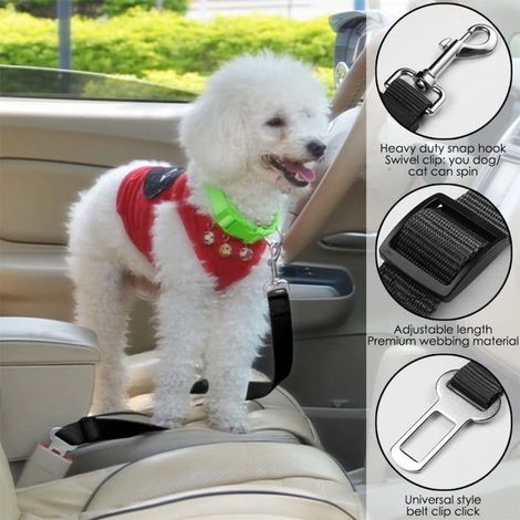 Ceinture de sécurité pour chien, corde de traction pour animal de compagnie (1/3)