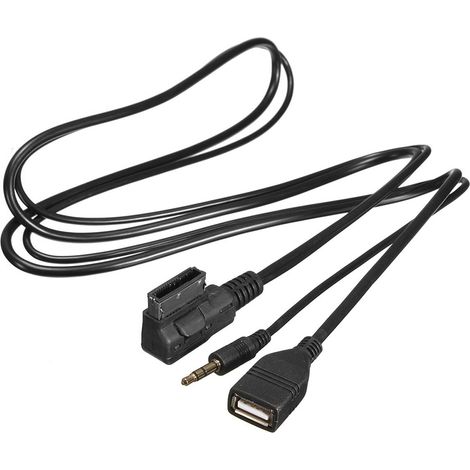 Interface USB+Chargeur MDI AMI MMI Câble AUX pour Audi A6L A8L Q7 A3 A4L A5 A1 (1/5)