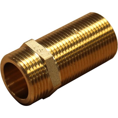 Thermador – Rallonge filetée Mâle Mâle 3/4' (20/27) – Longueur 40 mm – Laiton résistant à la corrosion – Amortisseur de vibrations