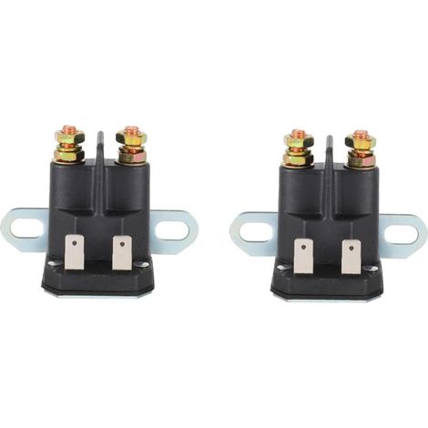 2pièces Solénoïde De Démarrage Pour Tondeuse Relais Électromagnétique Pratique Et Résistant Accessoire Pour Lawn Mower (1/5)