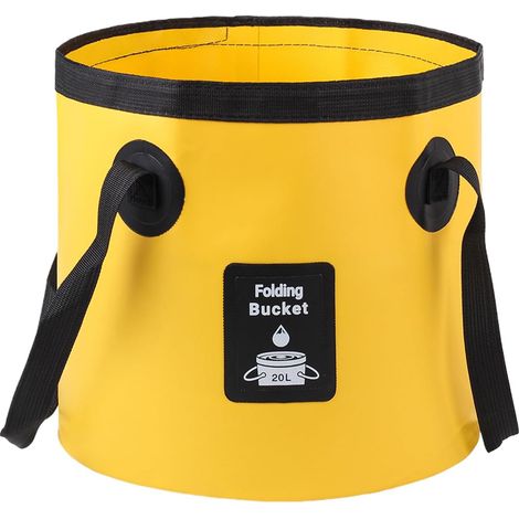 Seau d'eau Pliable - Conteneur d'eau de Jardinage - Seau Pliable 12/20 L (1/5)