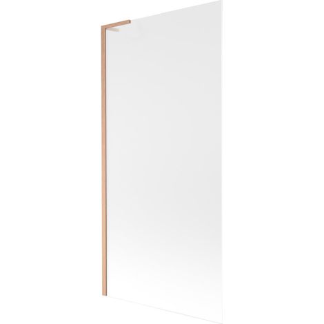 Mexen Next L pantalla de baño plegable de 1 hoja 90 x 150 cm, escarcha, cobre cepillado - 895-090-000-03-30-65 (1/5)