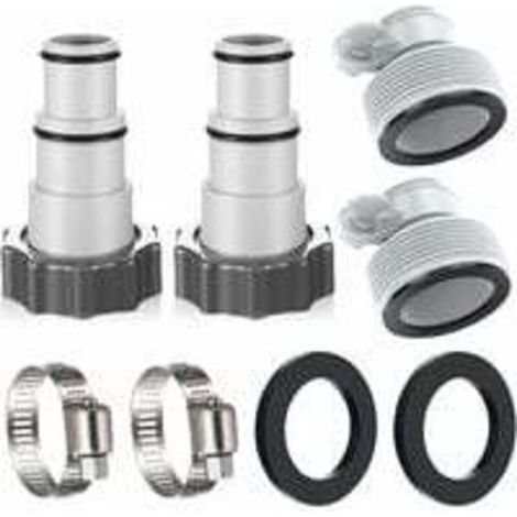 YMYNY Poolbodenreiniger, Poolsauger, Schwimmbad, Poolsauger, 32 bis 38 Zoll, Pooladapter, Poolschlauchadapter-Set, Poolzubehör, Schlauchdüse (1/5)