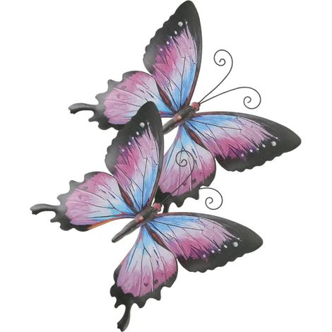 2pièces Décorations Murales Forme De Pour Jardin Et Intérieur Art Mural Et Élégant Pour Salon Et Chambre (1/5)