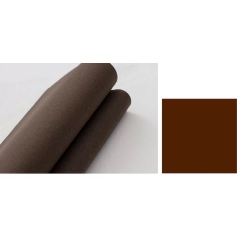 Set 50 Pezzi Tovaglioli da Tavola Carta Simil Tessuto 55 gr Cacao 40 x 40 cm (1/2)