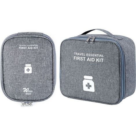 2Pcs Sac d'Urgence Portable Grande Capacité pour Maison, Bureau, Voyage et Extérieur (1/5)