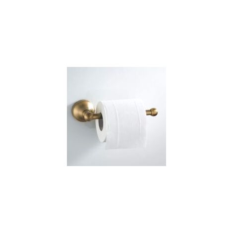 Porte-papier toilette mural en laiton bronze brossé – Installation facile – Design moderne – Dimensions 20 x 7,2 x 5,6 cm (1/5)