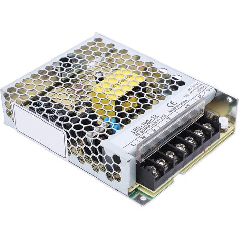 Alimentation à découpage BERM® 100 W, alimentation LED, alimentation médicale, 85264 V CA, LRS-100-12 (1/5)
